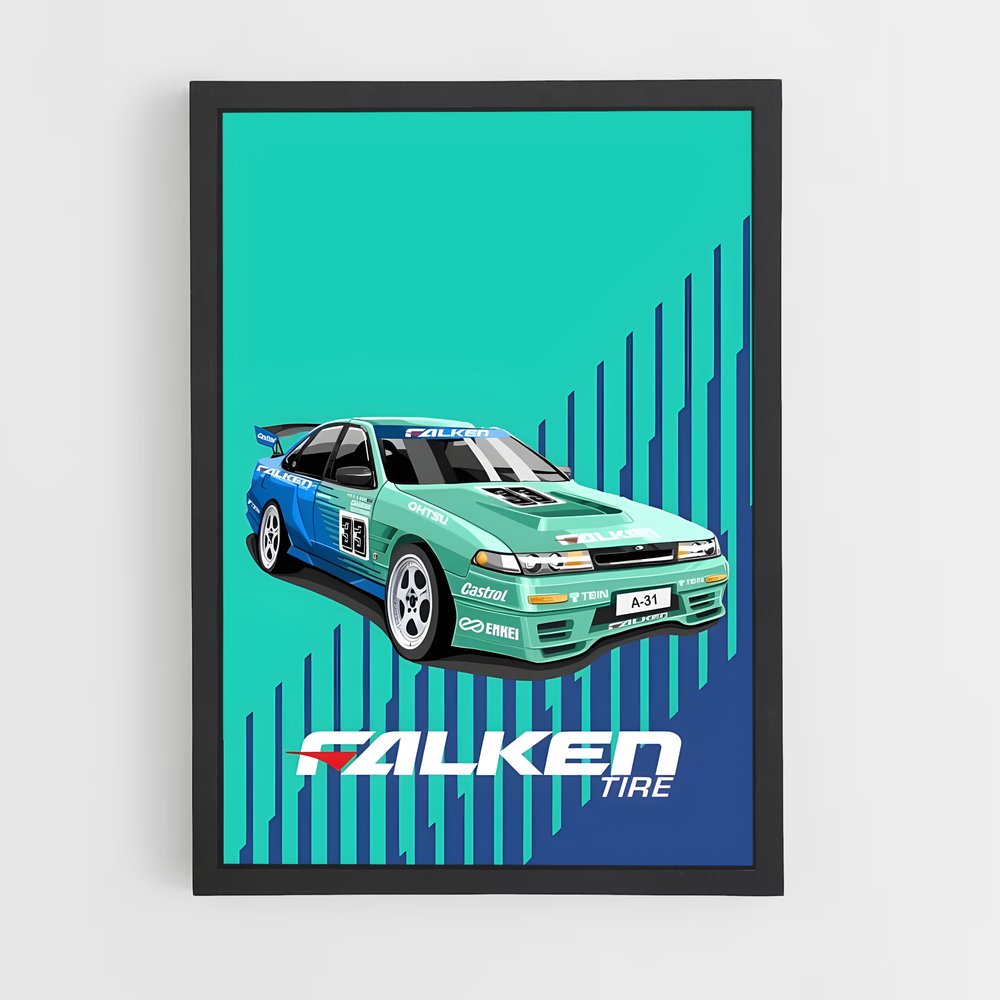 Poster Ake Tire – affiche Nissan (vue 2)